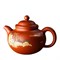 Чайник исинский с ручной росписью, красная глина, 150 мл (наработанный) - фото 6511